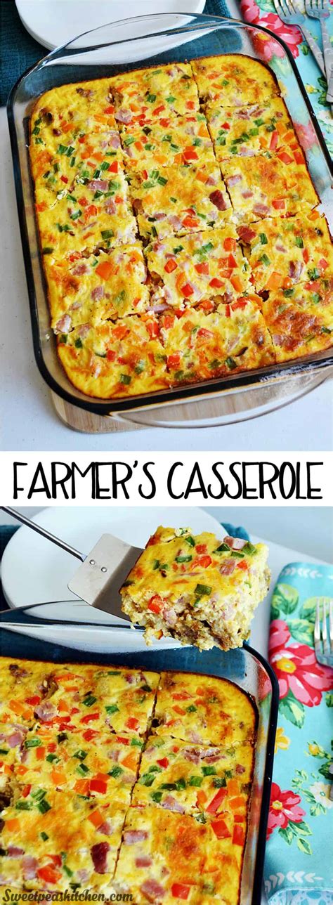 Farmers Healthy Breakfast Casserole Recipe Sweet Peas Kitchen