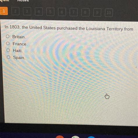 In 1803 The United States Purchased The Louisiana Territory From