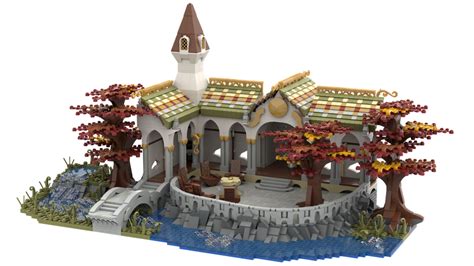 LEGO MOC Rivendell - Council of Elrond by Taladril | Rebrickable