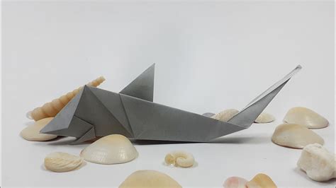 Easy Origami Shark 🦈 Origami Tutorial Youtube