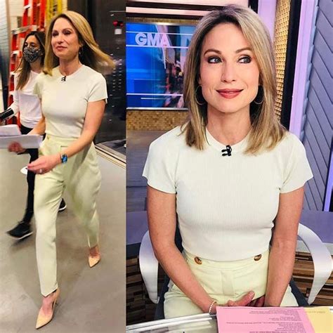 Gma S Amy Robach Wows In Leg Lengthening Zara Trousers Ahead Of Break From Morning Show Hello