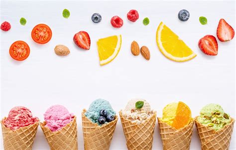 Ice Cream And Fruit Wallpapers On Wallpaperdog