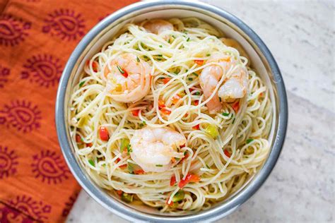 Quick And Easy Shrimp With Angel Hair Pasta Recipe