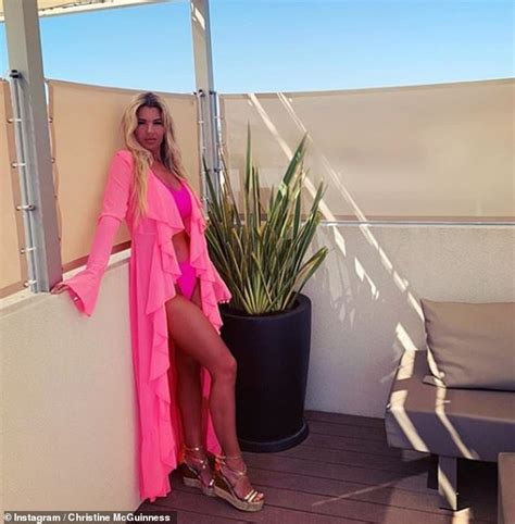 Christine Mcguinness Flaunts Her Incredible Figure In Bright Bikinis On