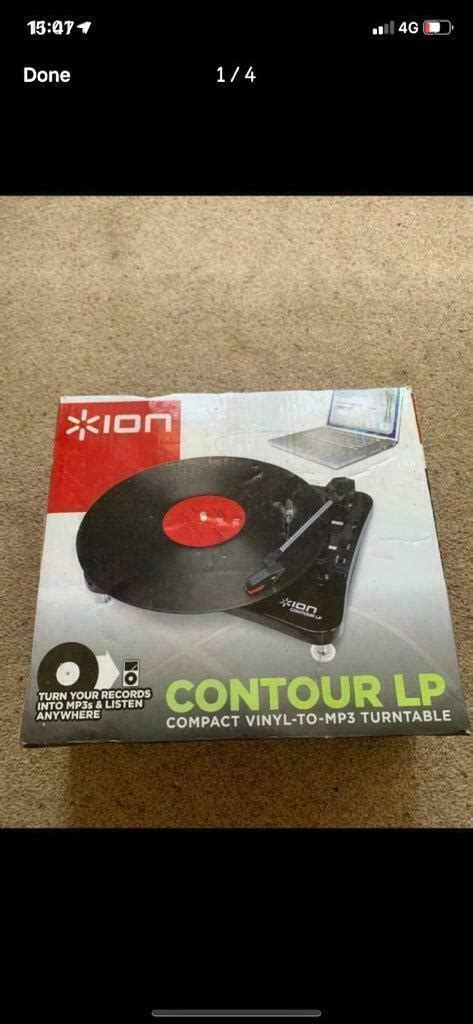 Ion Contour Lp Compact Vinyl To Mp3 Turntable In Farnham Surrey