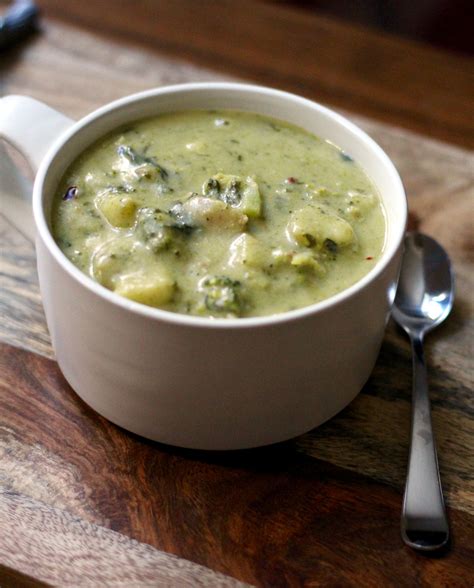 Broccoli Cheddar Potato Soup Recipe With Images Cheddar Potatoes