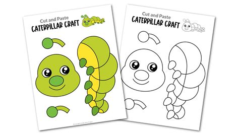 Free Printable Caterpillar Craft Template Simple Mom Project