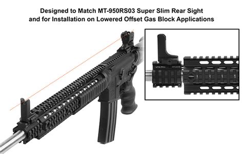 Leapers Utg Super Slim Fixed Front Sights Attackcopter
