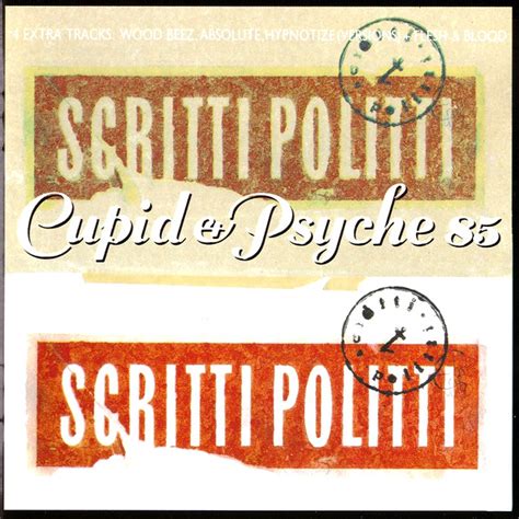 Scritti Politti Cupid And Psyche 85 Cd Discogs
