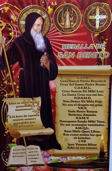 San Benito Oración – La Casa del Poster