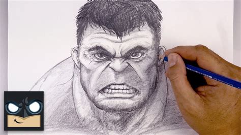 How To Draw The Hulk Sketch Tutorial