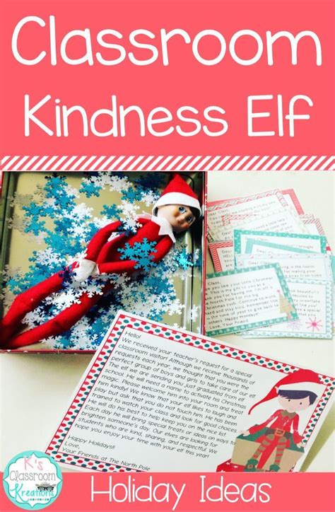 classroom kindness elf ideas and freebie elf classroom kindness elves christmas classroom