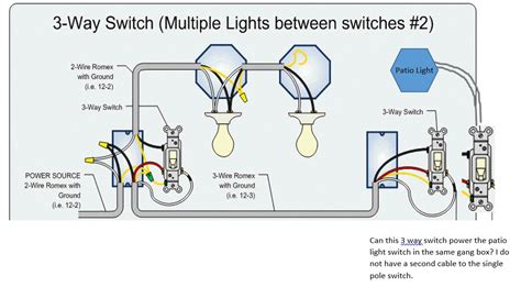 3 gang wiring diagram data wiring diagram. Can I power a single pole switch from the end of a 3 way ...