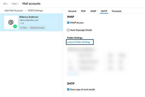Zoho Mail Imap And Smtp Configuration Details