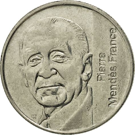 #462509 France, Mendès France, 5 Francs, 1992, Paris, SPL, Nickel, KM