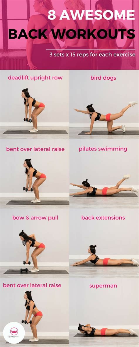 Learn about the causes of a lumbar strain and how to treat and prevent this injury. 8 Awesome At Home Back Workouts with Weights for Women ...