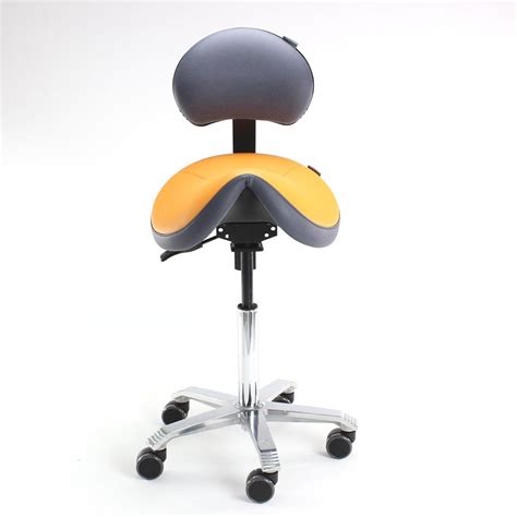Score Jumper Saddle Stool With Backrest From Posturite