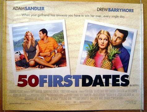 50 First Dates Original Cinema Movie Poster From