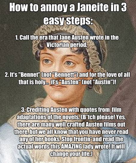 Classic novelist, jane austen, is responsible for some of the most quintessential pieces of literature in history. Jane Austen memes | quickmeme