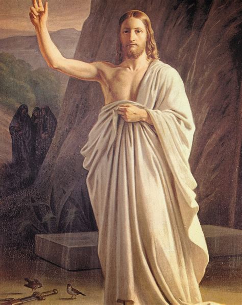 Jesus Christ And Christian Pictures The Resurrection And Ascension Of