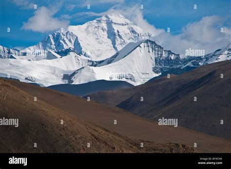 El Monte Everest La Montaña Más Alta Del Mundo El Tíbet Asia Central