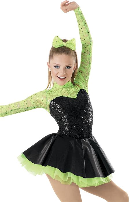 Tap Weissman™ Sequin Lace Satin Skirt Party Dress 6th Grade Dance Company 20 014 15 Dance