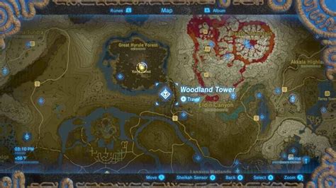 Breath Of The Wild Hyrule Map Maping Resources