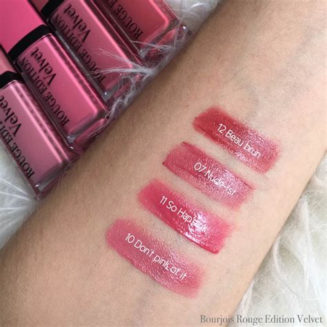 Bourjois Rouge Edition Velvet Review And Swatches — Beautypeadia