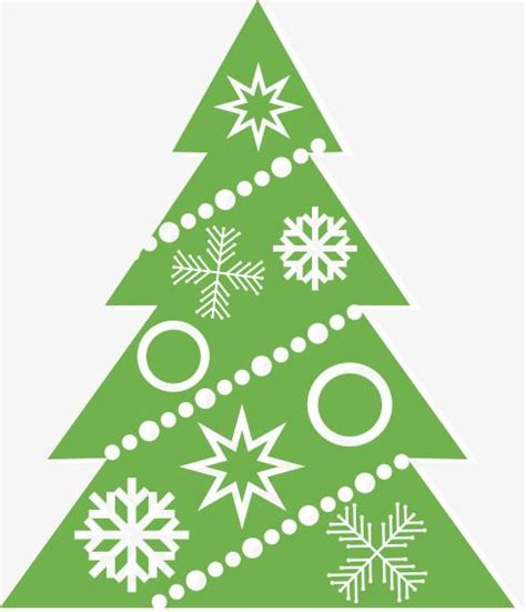 Christmas Tree Silhouette Merry And Bright Stencils Stamp Novelty