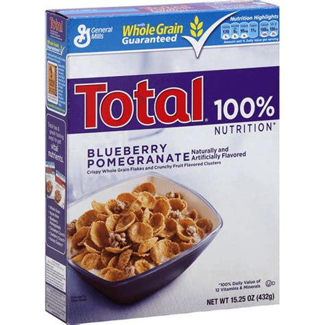 Total Cereal Blueberry Pomegranate Cereal Quality Foods