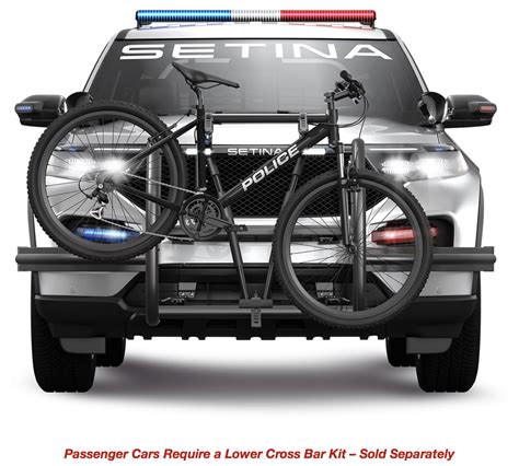 Setina Push Bumper Mounted Bike Rack Police Bike Store