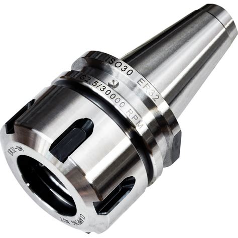 Iso30 Collet Chuck For Er32 Collets 45mm Gauge Length For Routing Machine Balance G25 30000rpm
