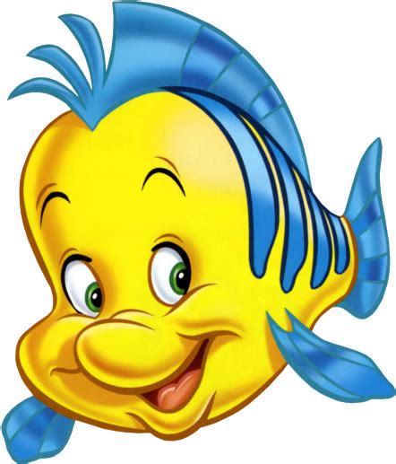 Download Transparent Guppy Flounder Pez De La Sirenita Pngkit