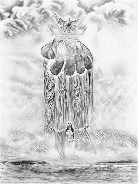 Outpouring From Heaven Drawing Drawing By Todd L Thomas Fine Art America