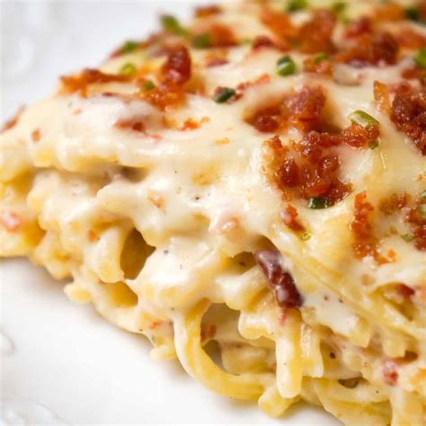 Bacon Cream Cheese Baked Spaghetti This Is Not Diet Food