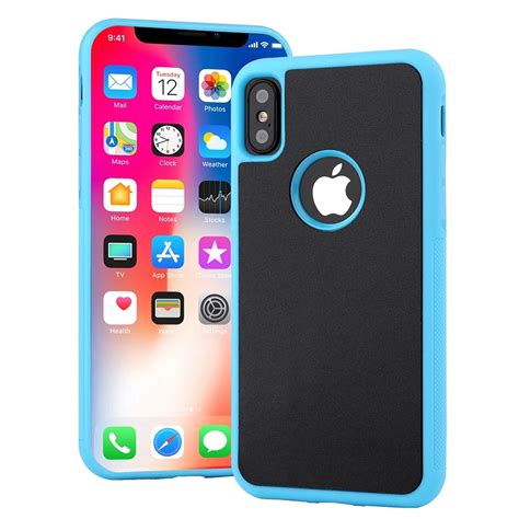 anti gravity case for iphone x xs xs max xr back cover nano suction adsorption mobile phone case