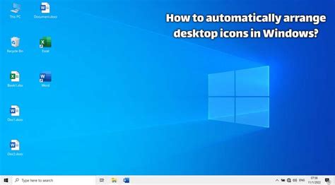 How To Automatically Arrange Desktop Icons In Windows Techdic
