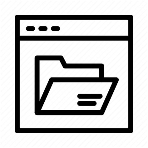 Browse Files Folder Internet Webpage Icon