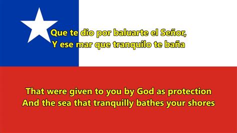 National Anthem Of Chile Esen Lyrics Himno Nacional De Chile