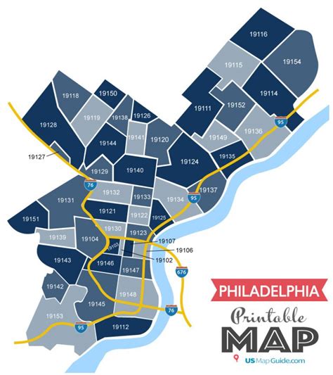 Philadelphia Zip Code Map Updated