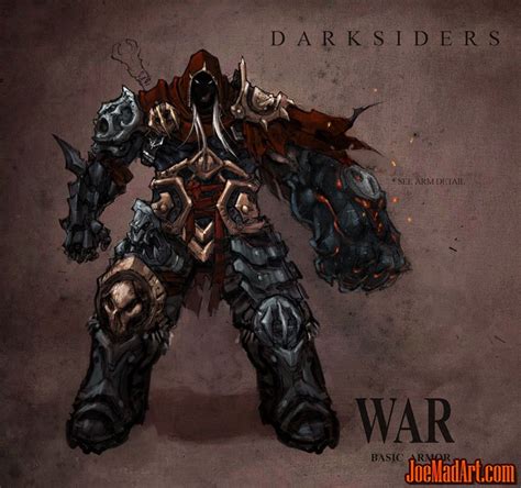 Darksiders War Basic Armor Concept Art