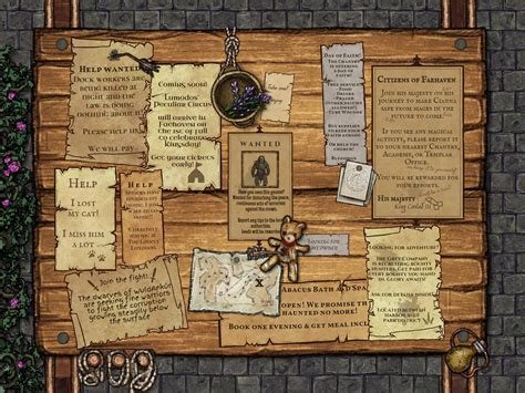 I love building notice boards to give character to my cities/towns and