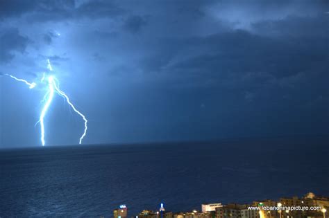 Thunder And Lightning Fall 2012 Lebanon In A Picture