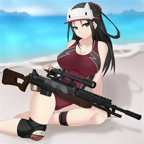 Rule 34 Gun Kai Schulen Large Breasts One Piece Swimsuit Swimsuit Tagme Valkyria Chronicles
