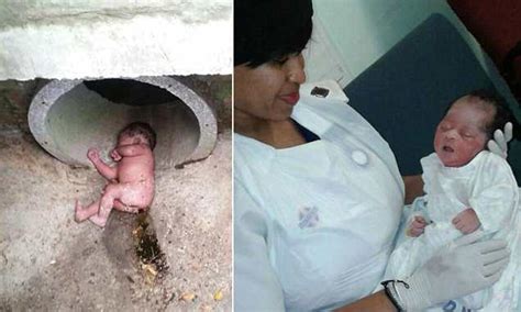 South African Baby Rescued Alive After Being Dumped In A Storm Drain