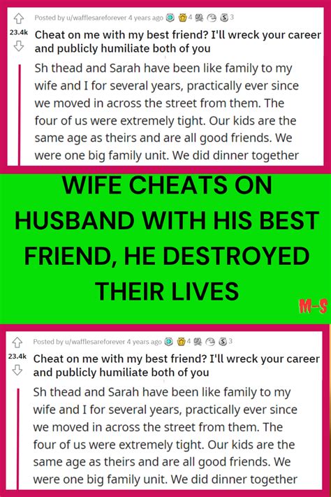Wife Cheats On Husband With His Best Friend He Destroyed Their Lives Artofit