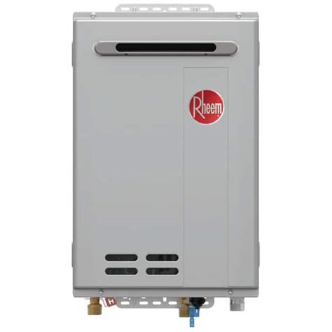 Rheem Performance Plus Gpm Natural Gas Outdoor Smart Tankless Water