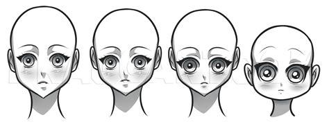 The other is understanding how to translate ideas, fill in color, and work with software if you're going digital. Drawing An Anime Girl Face, Step by Step, Drawing Guide, by Dawn | dragoart.com