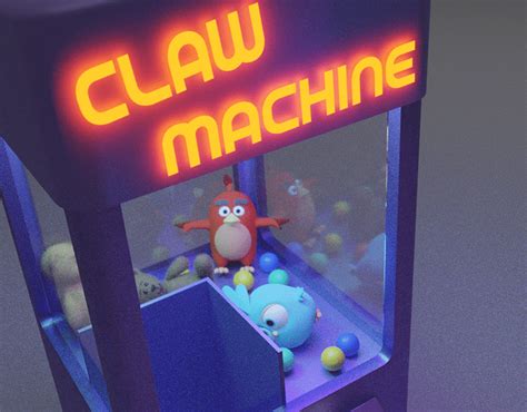 Claw Machine 3d Render On Behance