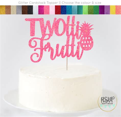 Twotti Frutti Cake Topper Twotti Fruity Cake Topper Tutti Etsy